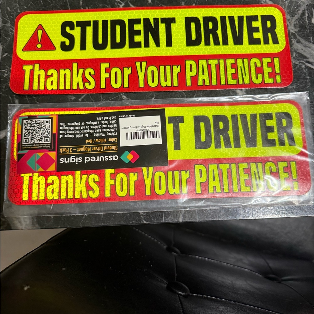 Student Driver car magnets